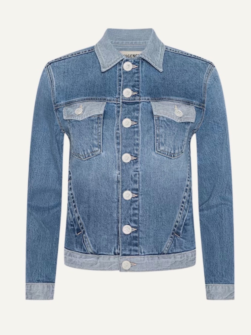 NWT L'AGENCE Maven Slim Denim Jacket Sz S